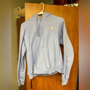 blue champion sweatshirt